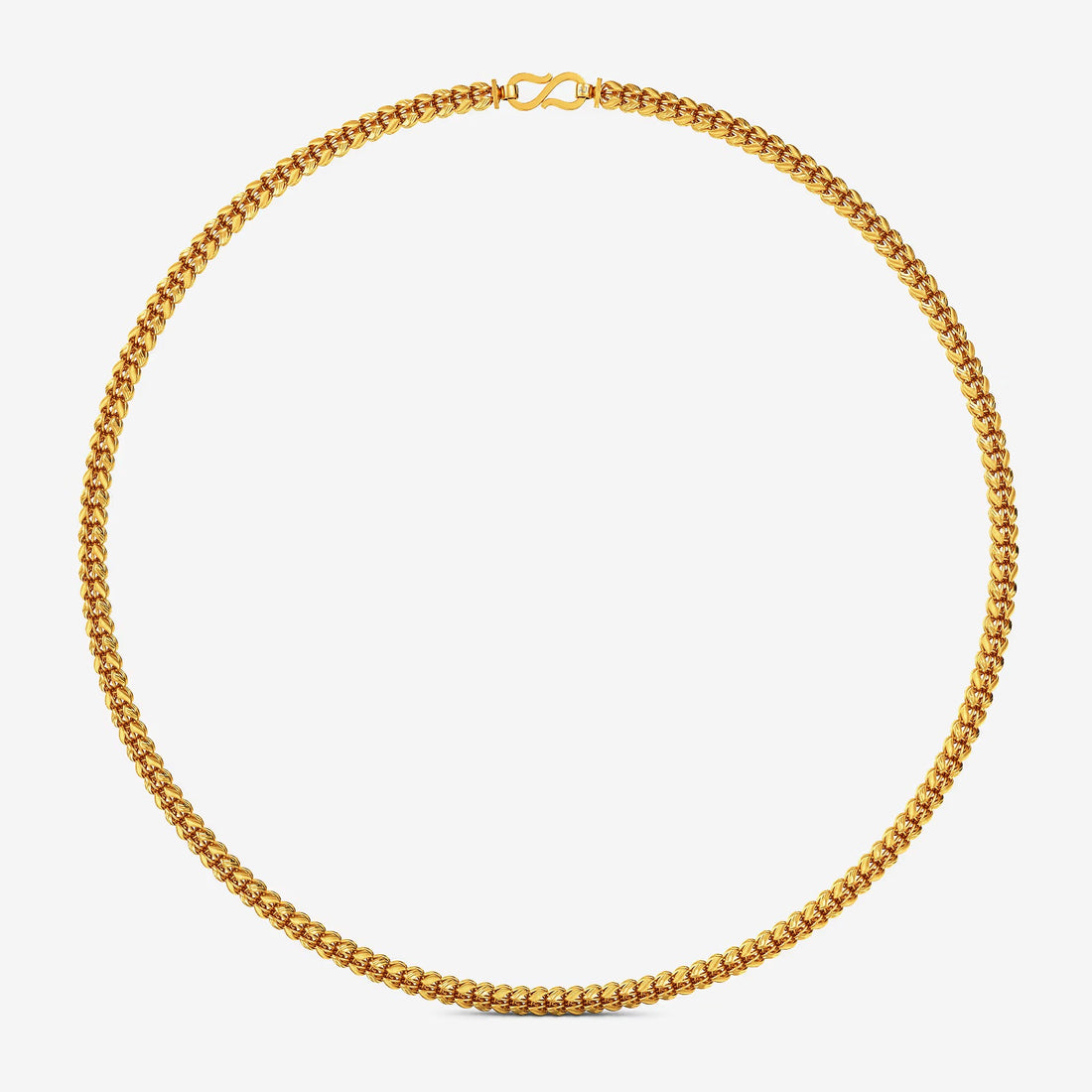 Artisan Texture Mens Gold Chain