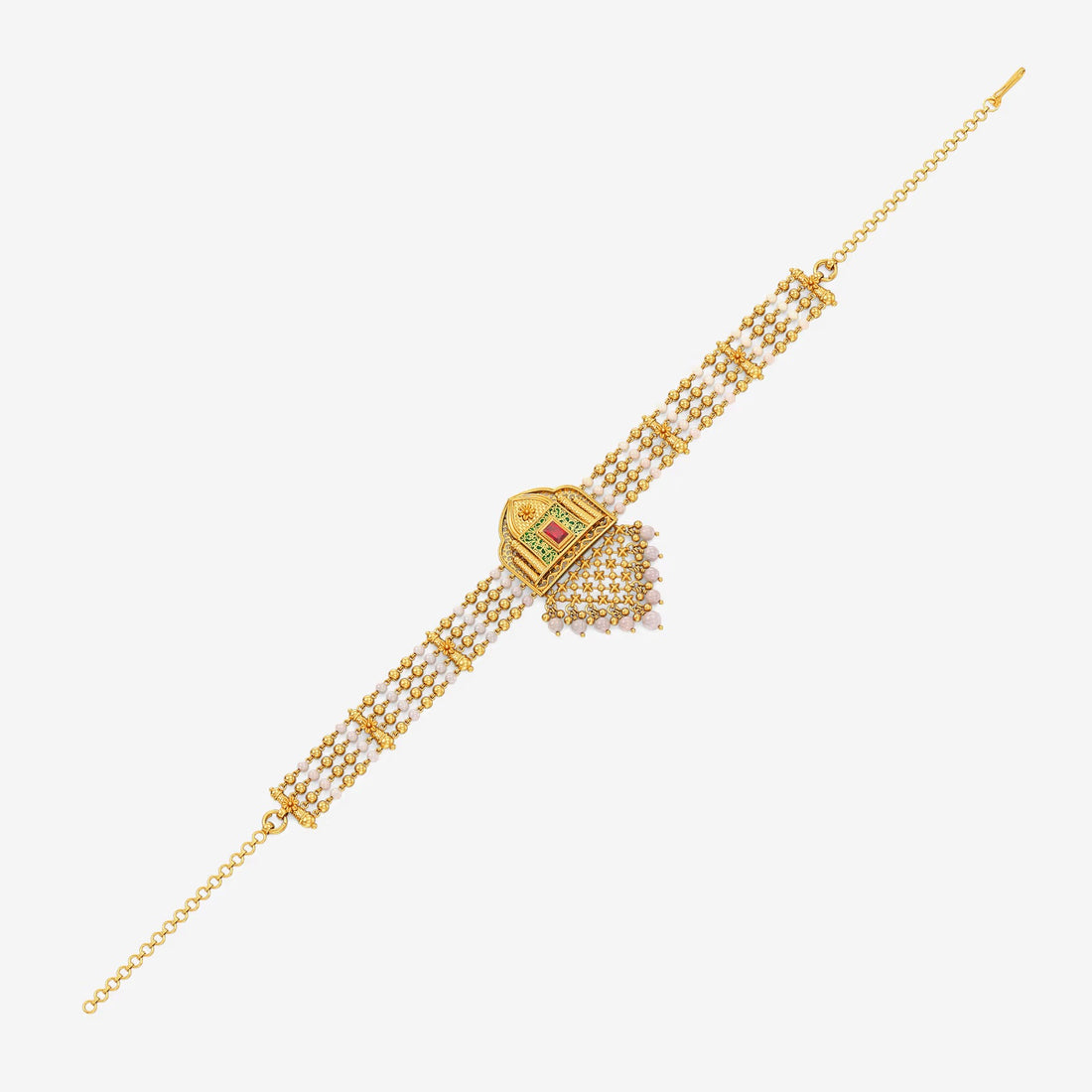 Royal Minaret Gold Necklace